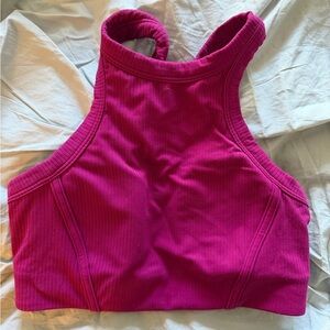 lululemon athletica Magenta High-Neck Sports Bra